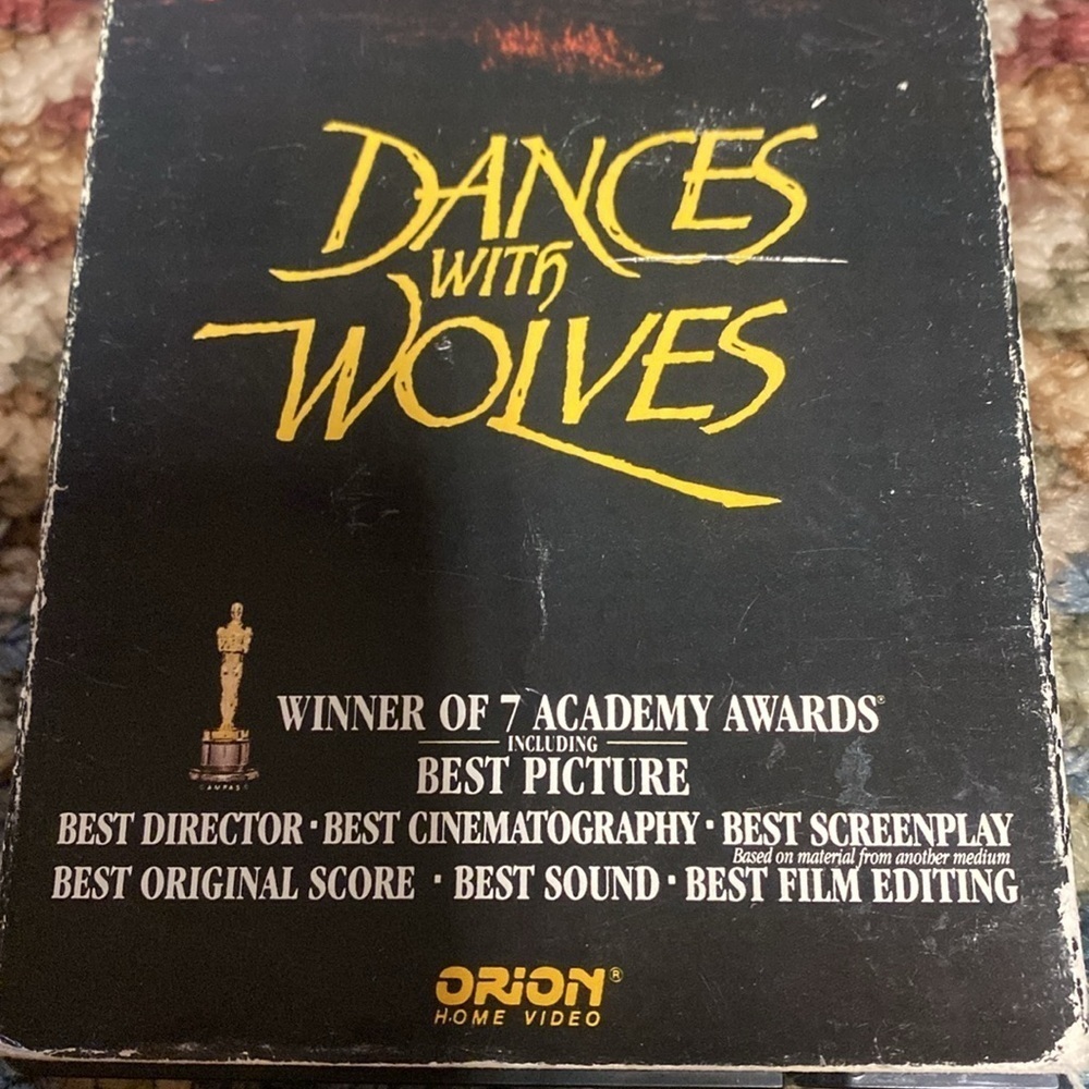 3/$20. Dances With Wolves VHS - Picture 3 of 6